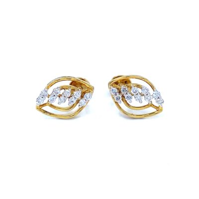 Dazzling diamond earrings