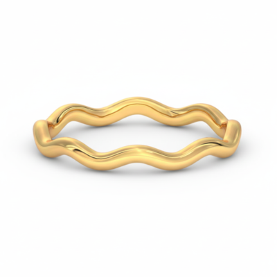 Wavy Gold Ring