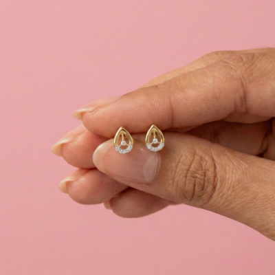 Kat Drop Diamond Earrings