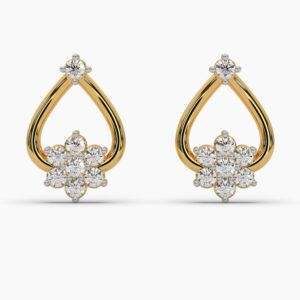 Ambi light weight diamond earrings