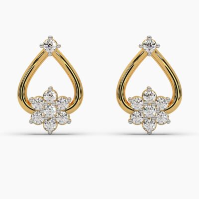 Ambi light weight diamond earrings
