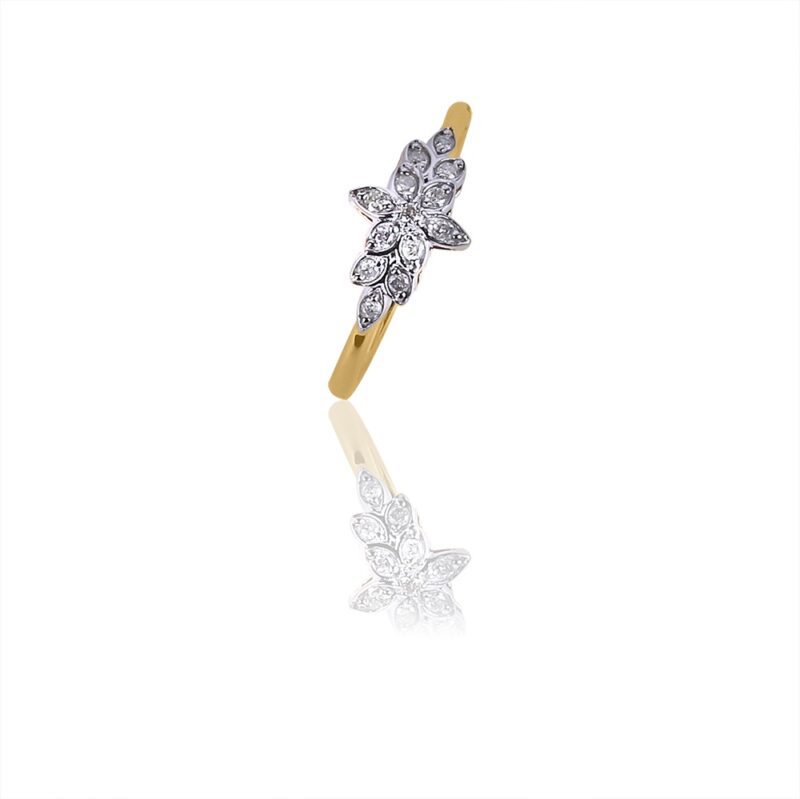 Light weight diamond ring