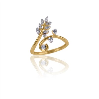 Tiara diamond ring