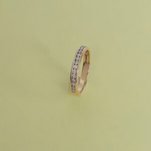 Classic pave diamond ring