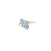 Twin triangle diamond ring