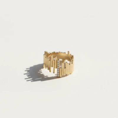 Multi Layer Yami Diamond Ring