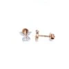 Sun butterfly diamond earring