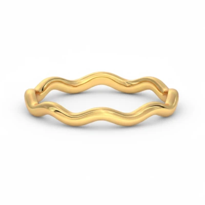 Wavy Gold Ring