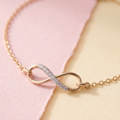 Divs Infinity Diamond Bracelet