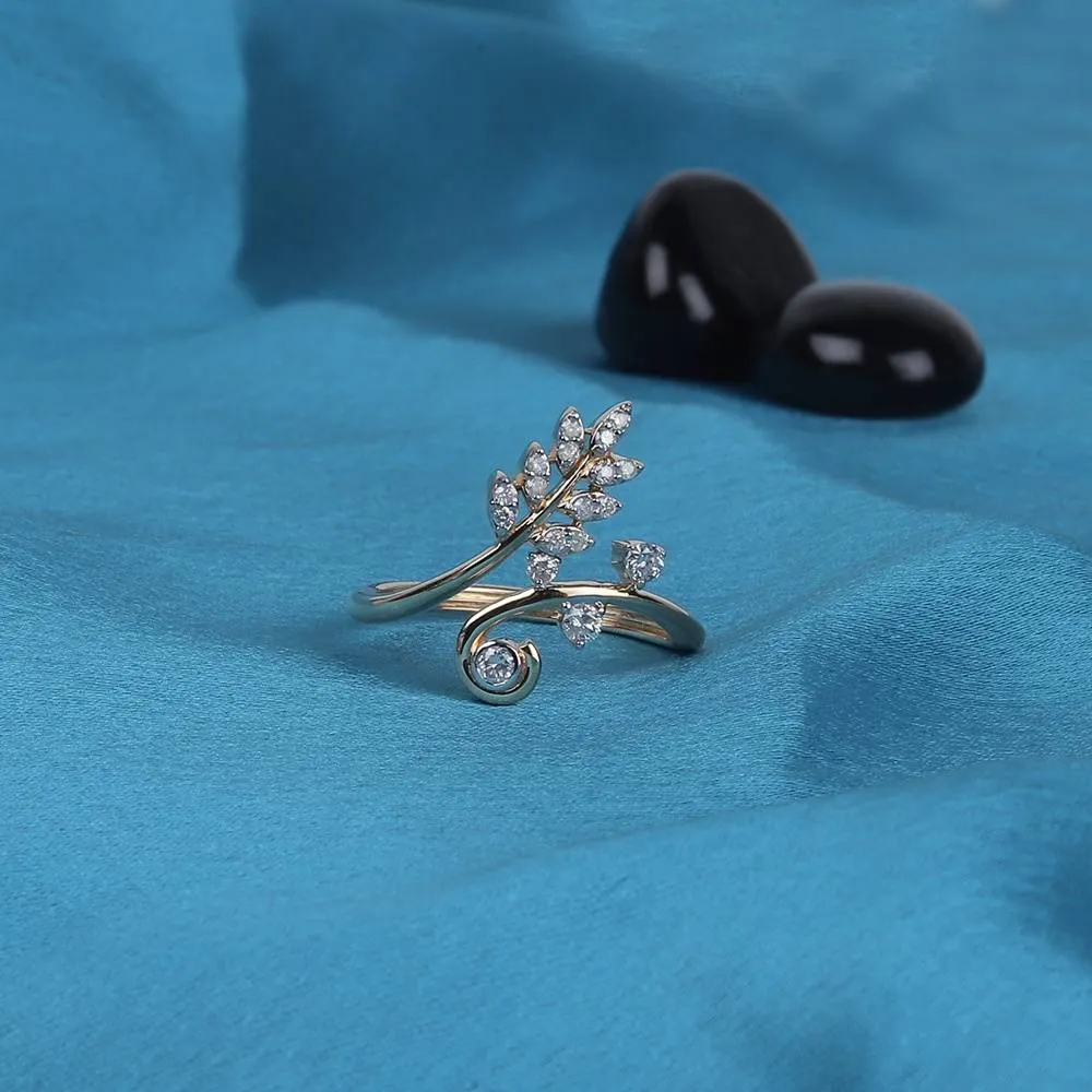 Tiara diamond ring