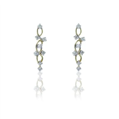 Ela Drop Diamond Earring