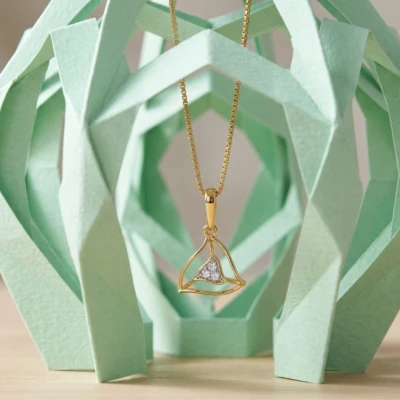Tara Triangle Diamond Pendant