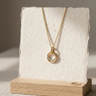 Criscross Neh Diamond Pendant