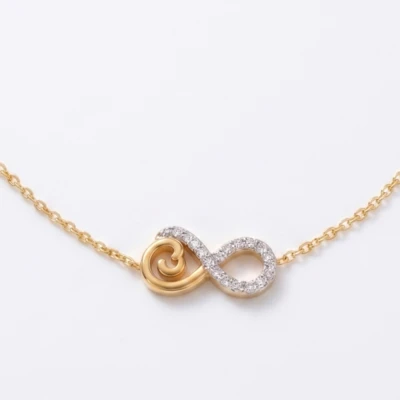 The Incomplete Infinity Diamond Bracelet
