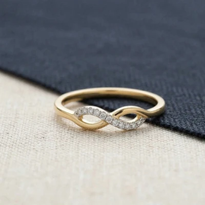 Sleeky Ria Infinity Diamond Ring