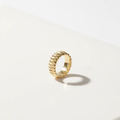 Dome Gold Ring