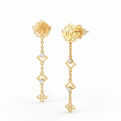 Vani Hanging Diamond Earrings