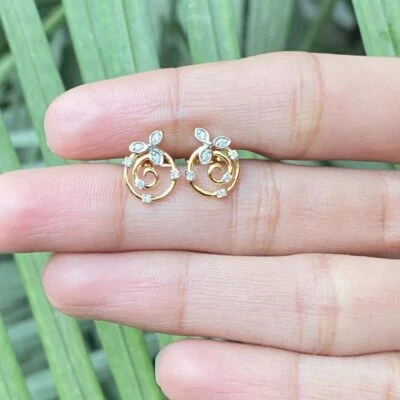 Diamond earrings under 15k