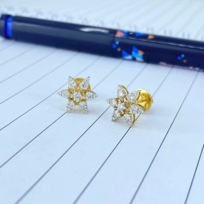 Star Diamond Earrings