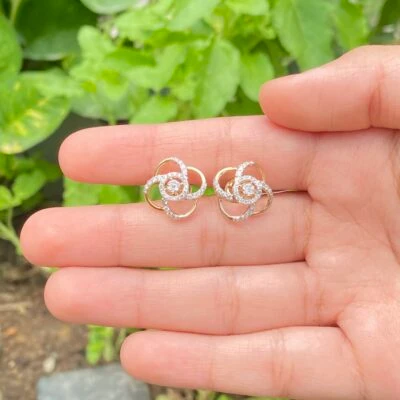 Duet Bloomy Diamond Earrings