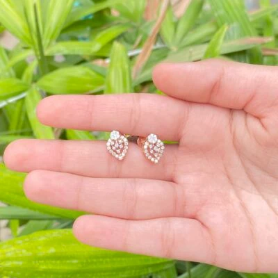 Cluster Dewdrop Diamond Earrings