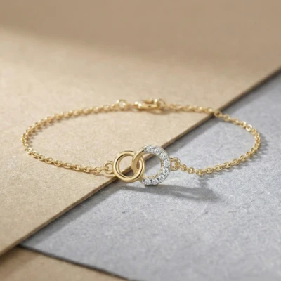 Intermingled Diamond Bracelet