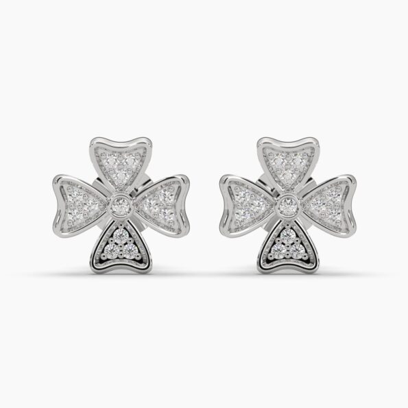 Star diamond earring