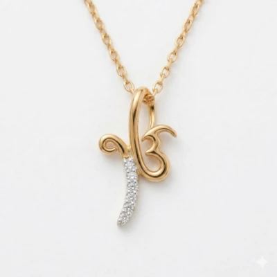 Ik Onkar Diamond Pendant