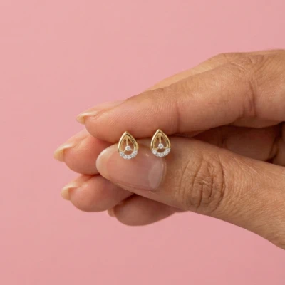Kat Drop Diamond Earrings