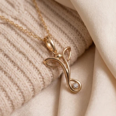 Shree Ganesh Light Weight Diamond Pendant