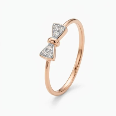 Siya Bow Diamond Ring