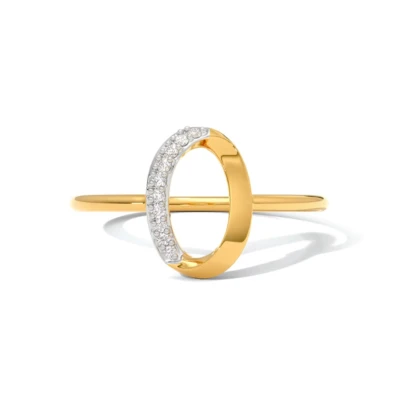 Twisted Pri Diamond Ring