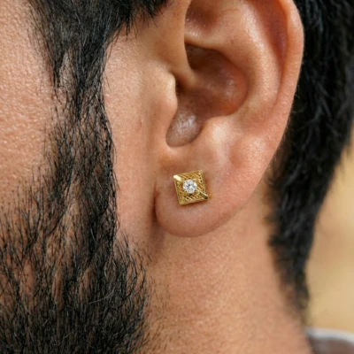 William Diamond Stud for Men